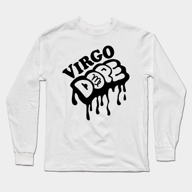 Virgo Dope Zodiac Sign Long Sleeve T-Shirt by ThyShirtProject - Affiliate